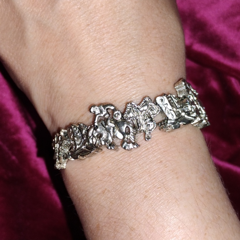 Vintage Western Charm Bracelet